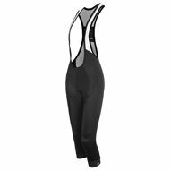 Велошорты/бриджи 12-499 женские Follonica S-8804-C15 Women Pro Bib Knee Tights 3/4 с лямками, с памперсом C15, черные M Funkier